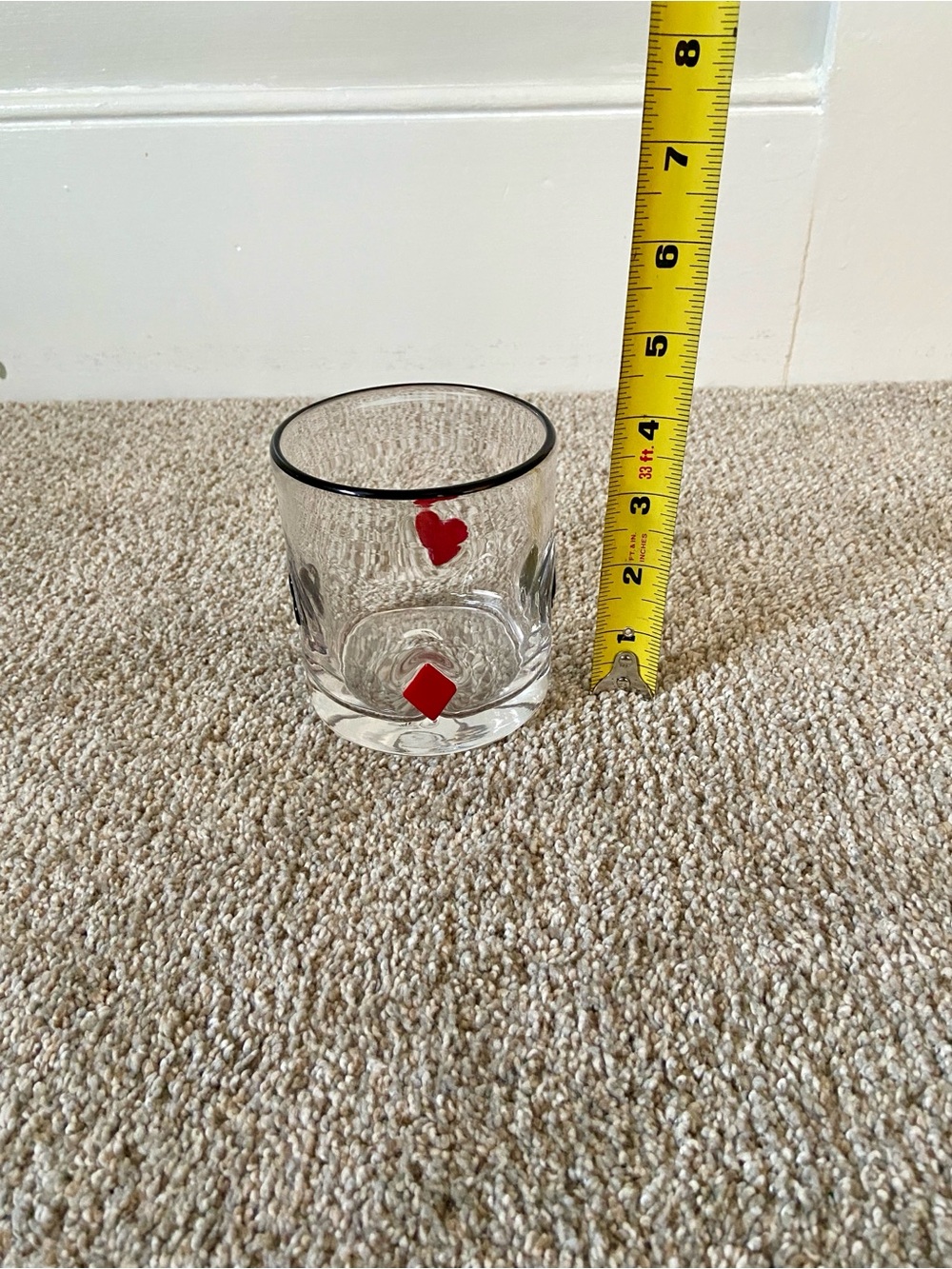 NWOT Icon Juice Glass | Card Suit Poker Casino Vegas Inspired - Picture 13 of 13